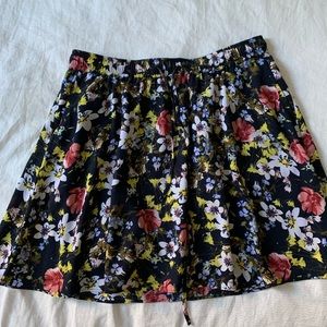 Floral Banana Republic Skirt